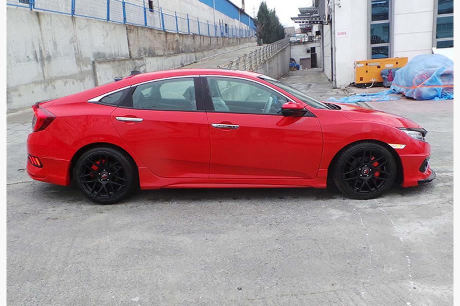 Honda Civic Sedan X 2016-2021 Progi Boczne DPT V-3 (Zagruntowane do Malowania) Zdjęcia 1