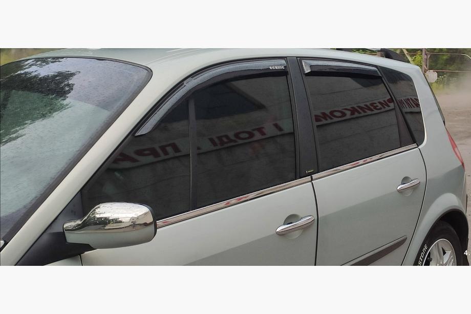 Renault Scenic/Grand 2003-2009 Listwy Ozdobne Okien Stal Nierdzewna (4 szt.) Zdjęcia 4