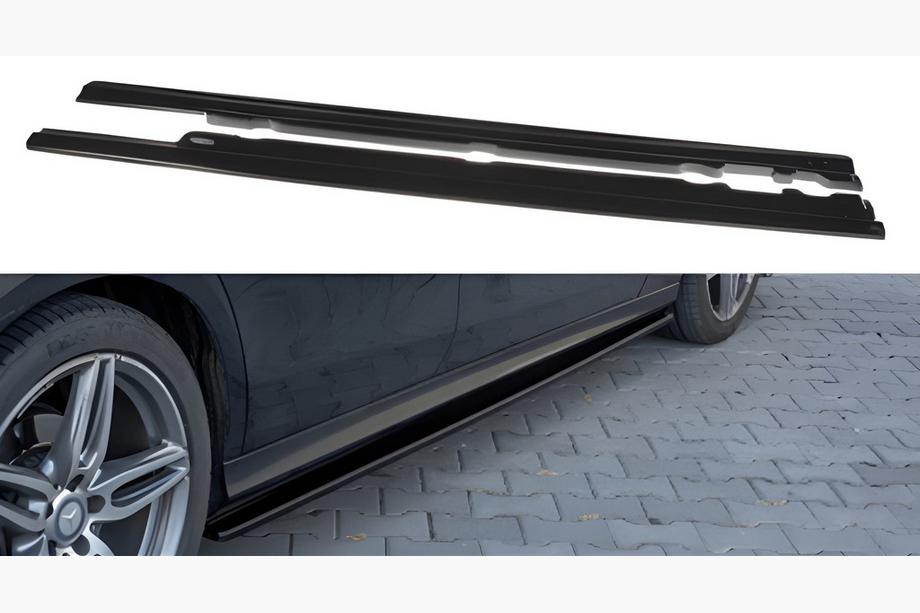 Mercedes E-class W213 2016-2023 Progi Boczne DPT (Czarny Połysk) Zdjęcia 1