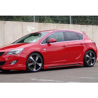 Progi Boczne DPT V-2 (Czarny Połysk) Opel Astra J 2009-2015 zdjęcia 1