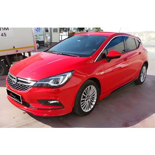 Progi Boczne DPT V-1 (Czarny Połysk) Opel Astra K 2016-2021