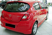 Opel Corsa D 2007-2014 Progi Boczne DPT V-1 (Czarny Połysk) zdjęcia 2