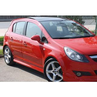 Progi Boczne DPT V-1 (Czarny Połysk) Opel Corsa D 2007-2014 zdjęcia 1
