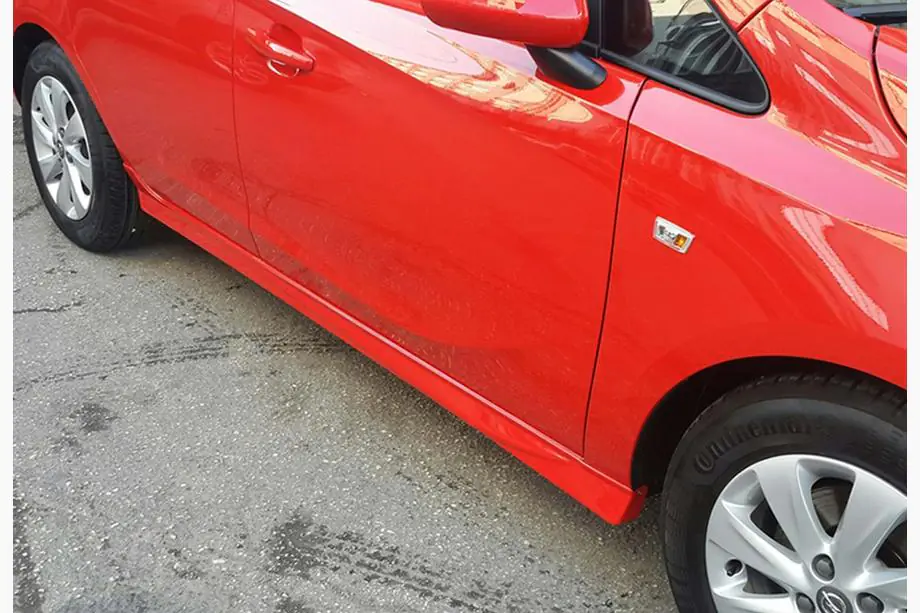 Opel Corsa E 2015-2019 Progi Boczne DPT (Czarny Połysk) Image
