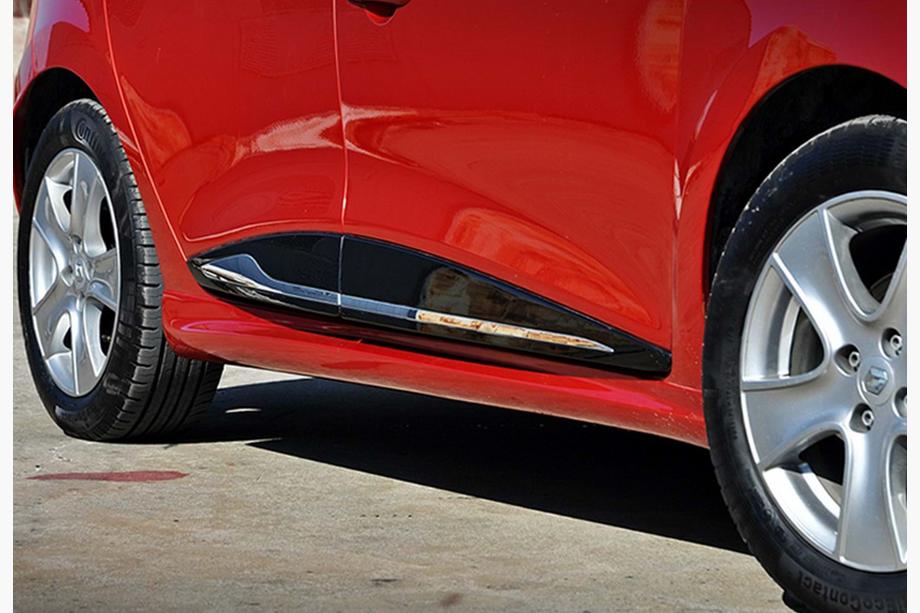 Renault Clio IV 2012-2019 Progi Boczne DPT V-2 (Do Malowania) Image