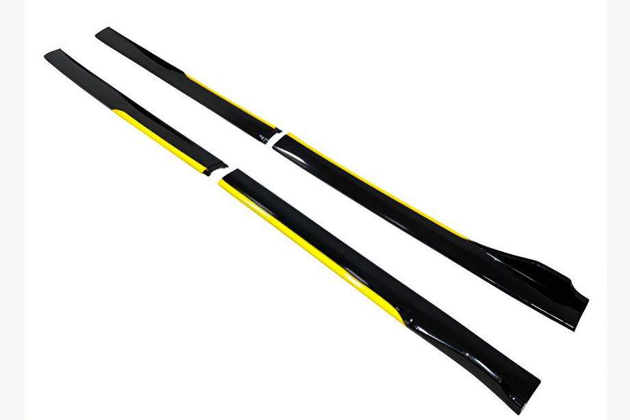 Uniwersalne nakładki progowe boczne Niken Yellow (ABS) (4szt) Zdjęcia 1