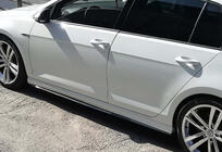 Volkswagen Golf 7/E-Golf 2012-2020 Progi Boczne DPT V-2 (Czarny Połysk) zdjęcia 1