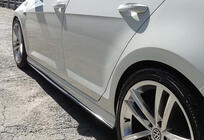 Volkswagen Golf 7/E-Golf 2012-2020 Progi Boczne DPT V-2 (Czarny Połysk) zdjęcia 5
