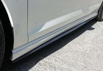 Volkswagen Golf 7/E-Golf 2012-2020 Progi Boczne DPT V-2 (Czarny Połysk) zdjęcia 2