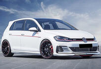 Volkswagen Golf 7/E-Golf 2012-2020 Progi Boczne DPT V-5 (Czarny Połysk) zdjęcia 1