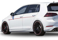 Volkswagen Golf 7/E-Golf 2012-2020 Progi Boczne DPT V-5 (Czarny Połysk) zdjęcia 4
