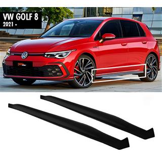 Progi Boczne DPT V-2 (Czarny Połysk) Volkswagen Golf 8 2019-