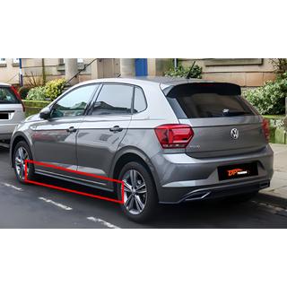 Progi Boczne DPT V-2 (Czarny Połysk) Volkswagen Polo 2017-