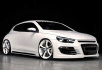 Volkswagen Scirocco 2008-2017 Progi Boczne DPT V-2 (Czarny Połysk) zdjęcia 1