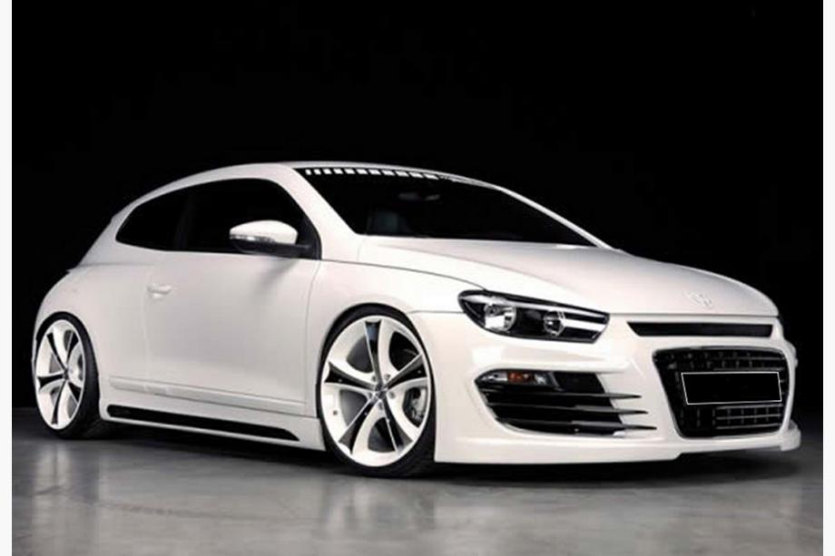 Volkswagen Scirocco 2008-2017 Progi Boczne DPT V-2 (Czarny Połysk) Image