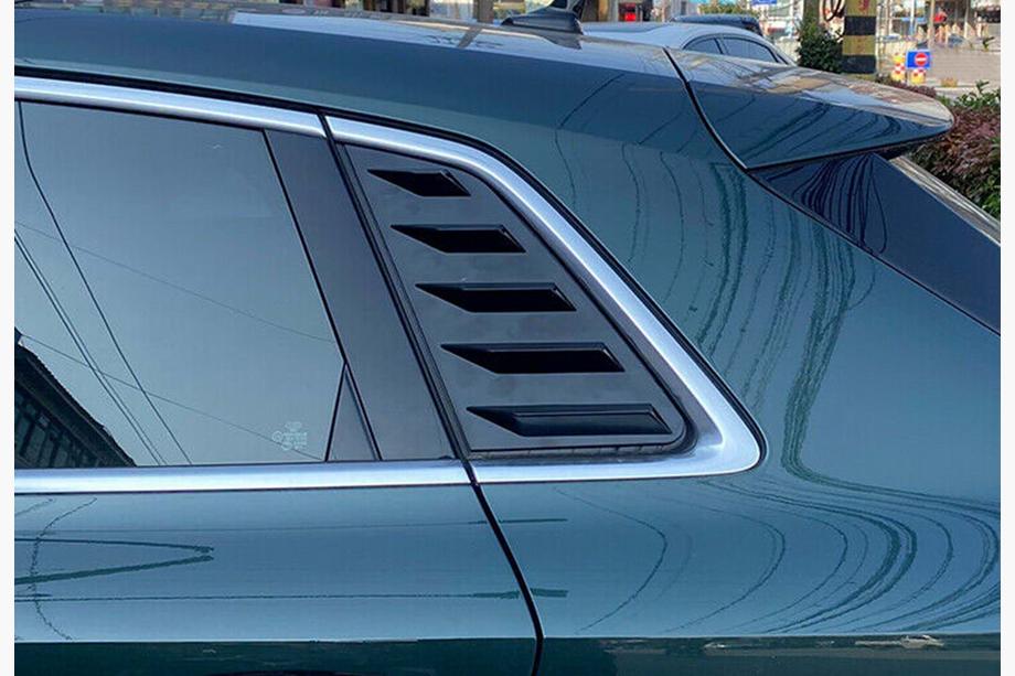 Audi A3 2012-2020 Nakładki na Tylne Szyby DPT V-1 (Czarny Połysk, 2szt) Image