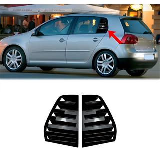 Nakładki na tylne szyby DPT (Czarny Połysk, 2szt) Volkswagen Golf 5 2003-2009