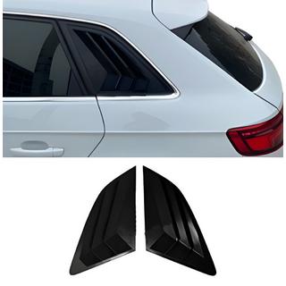 Nakładki na tylne szyby DPT V-2 (czarny połysk, 2szt) Audi A3 2012-2020