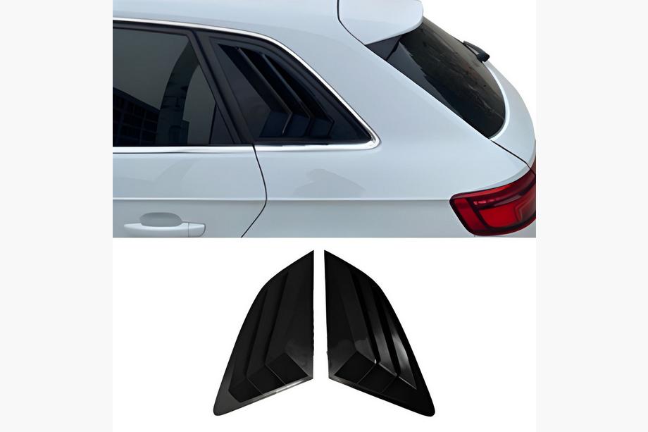Audi A3 2012-2020 Nakładki na tylne szyby DPT V-2 (czarny połysk, 2szt) Zdjęcia 1
