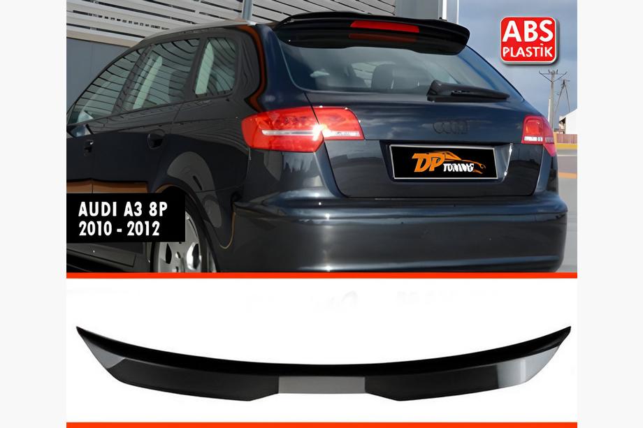 Audi A3 2003-2012 Spojler Tylny DPT V-1 (2010-2012, HB, Czarny Połysk) Image