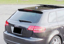 Audi A3 2003-2012 Spojler DPT V-4 (Czarny Połysk) zdjęcia 2