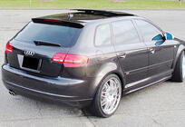 Audi A3 2003-2012 Spojler DPT V-4 (Czarny Połysk) zdjęcia 4