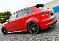 Audi A3 2012-2020 Spoiler DPT V-1 (HB, Czarny Połysk) zdjęcia 3