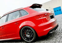 Audi A3 2012-2020 Spoiler DPT V-1 (HB, Czarny Połysk) zdjęcia 1