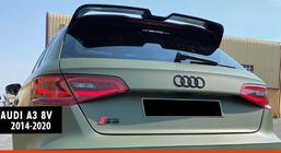 Audi A3 2012-2020 Spojler DPT V-3 (HB, 5-drzwiowy, Czarny Połysk) zdjęcia 1