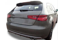 Audi A3 2012-2020 Spoiler DPT V-4 (2012-2016, Czarny Połysk) zdjęcia 2