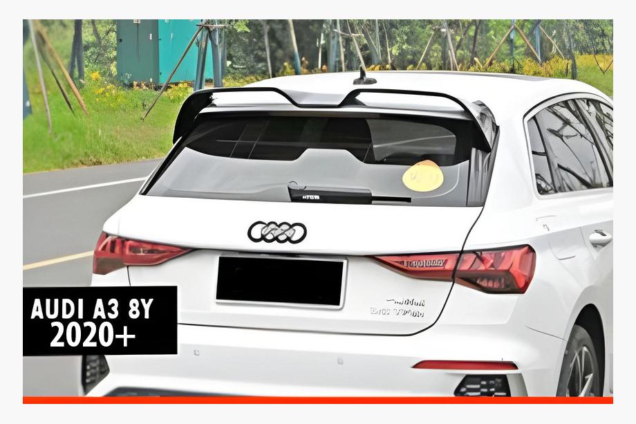 Audi A3 2020- Spoiler DPT V-2 (HB, Czarny Połysk) Image