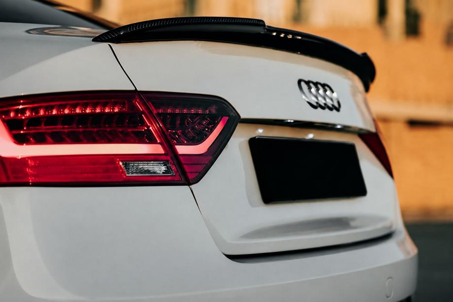 Audi A5 2007-2015 Spoiler tylny DPT V-1 (do Sedan, czarny połysk) Image
