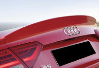 Audi A5 2007-2015 Spoiler DPT V-2 (do Sedan, czarny połysk) zdjęcia 1
