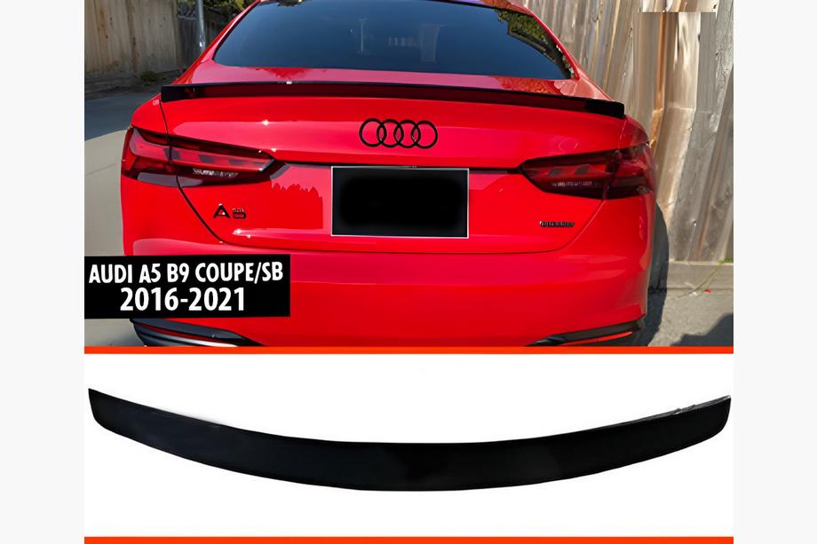 Audi A5 2016-2025 Spoiler DPT V-2 (2016-2021, Coupe/Sedan, czarny połysk) Zdjęcia 1