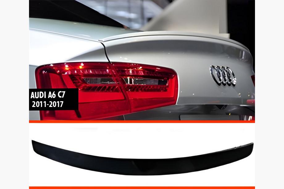 Audi A6 C7 2011-2017 Spoiler tylny DPT V1 (Sedan, czarny połysk) Image
