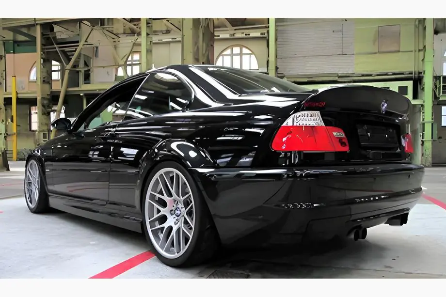 BMW 3 Series E46 1998-2006 Spoiler CSL-Style (do Coupe, Czarny Połysk) Image