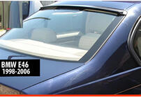 BMW 3 Series E46 1998-2006 Blendna spoilera (do SD, czarny polysk) zdjęcia 1