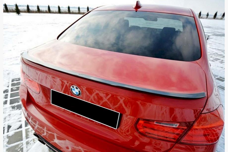 BMW 3 Series F30/F31 2012-2019 Spojler MXD-Style (do F30/F80, Czarny Połysk) Image