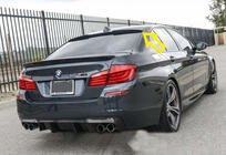 BMW 5 Series F10/F11 2010–2016 Spoiler Tylny M4-Style V1 (do F10, Czarny Połysk) zdjęcia 3