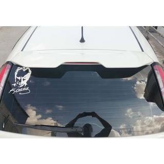 Spoiler DPT (Czarny Połysk) Fiat Punto Grande/EVO 2006-2018 zdjęcia 2