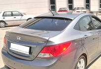 Hyundai Accent 2011-2017 Spoiler DPT (Czarny Połysk) zdjęcia 4