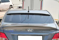 Hyundai Accent 2011-2017 Spoiler DPT (Czarny Połysk) zdjęcia 1