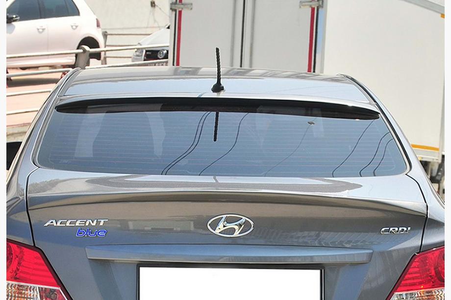 Hyundai Accent 2011-2017 Spoiler DPT (Czarny Połysk) Image