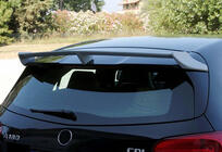 Mercedes A-class W176 2012-2018 Spoiler DPT V-3 (Czarny Połysk) zdjęcia 2