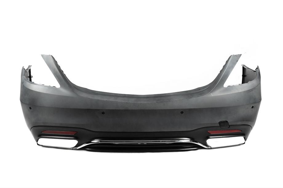 Mercedes S-class W222 2013-2022 Tylny zderzak z dyfuzorem S65/S63 AMG (2018-2022) Zdjęcia 1