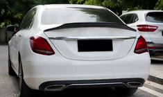 Mercedes C-class W205 2014-2021 Spoiler DPT V-2 (Czarny Połysk) zdjęcia 1