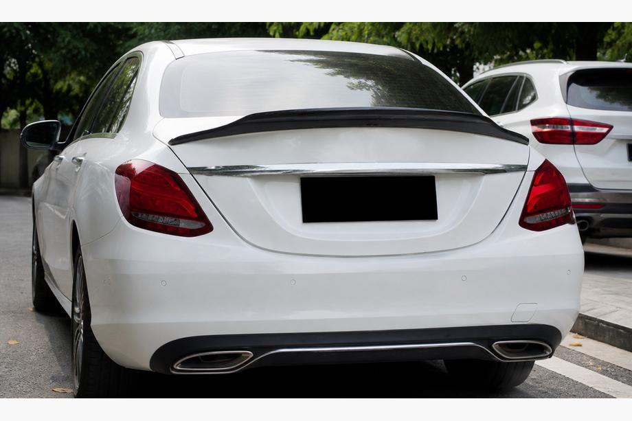 Mercedes C-class W205 2014-2021 Spoiler DPT V-2 (Czarny Połysk) Image