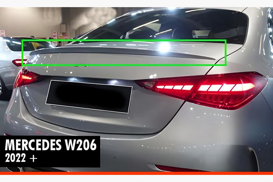 Mercedes C-class W206 2022- Spoiler DPT (Czarny Połysk) Image