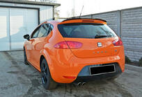 Seat Leon 2005-2012 Spojler Tylny DPT V-1 (2009-2012, Czarny Połysk) zdjęcia 4