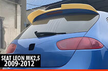Seat Leon 2005-2012 Spojler Tylny DPT V-3 (2009-2012, Czarny Połysk) zdjęcia 1